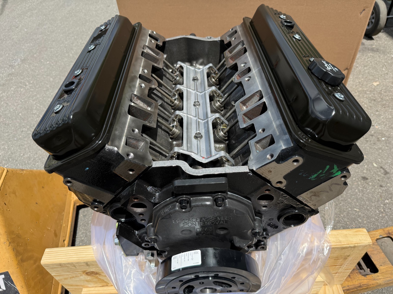 New Reman Rebuilt GM 5.7L 350 Vortec V8-V-8 Marine Base Engine 87-97 ...
