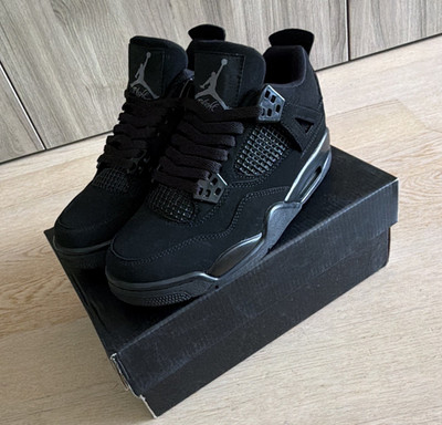 Jordan Air Jordan 4 Retro Black Cat Jungen Sneaker Schwarz EU 39 CU1110-010