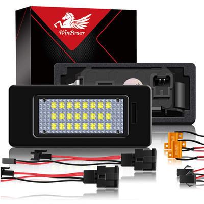 WinPower LED Nummernschildbeleuchtung 6000K Weiß CanBus Kompatibel