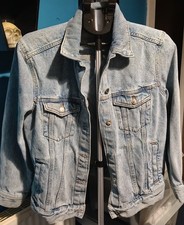 H&M Denim Jacket Size Small Great Condition Light Blue