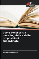 Matsitso Maleke | Uso E Conoscenza Metalinguistica Delle Proposizioni...