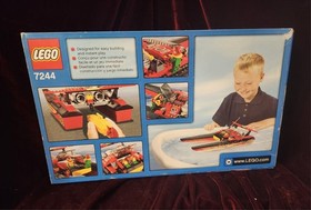 LEGO CITY: Motorized Catamaran Speedboat  7244 2005 Retired Set *RARE* BNIB!