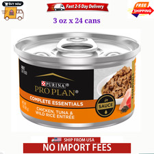 Purina Pro Plan COMPLETE ESSENTIALS Chicken, Tuna Wild Rice Cat Food 3oz 24 pk