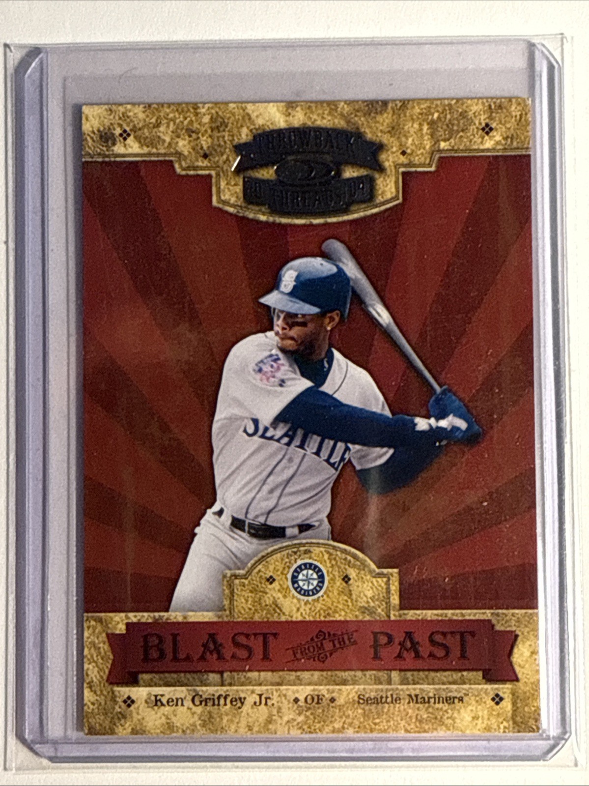 Ken Griffey Jr. 2004 Donruss Throwback Threads Blast From the Past #BP-17 /1500