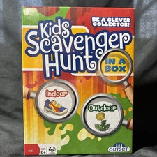Outset Kids Scavenger Hunt In A Box For Kids Age 6 For 2 or More Players Sealed