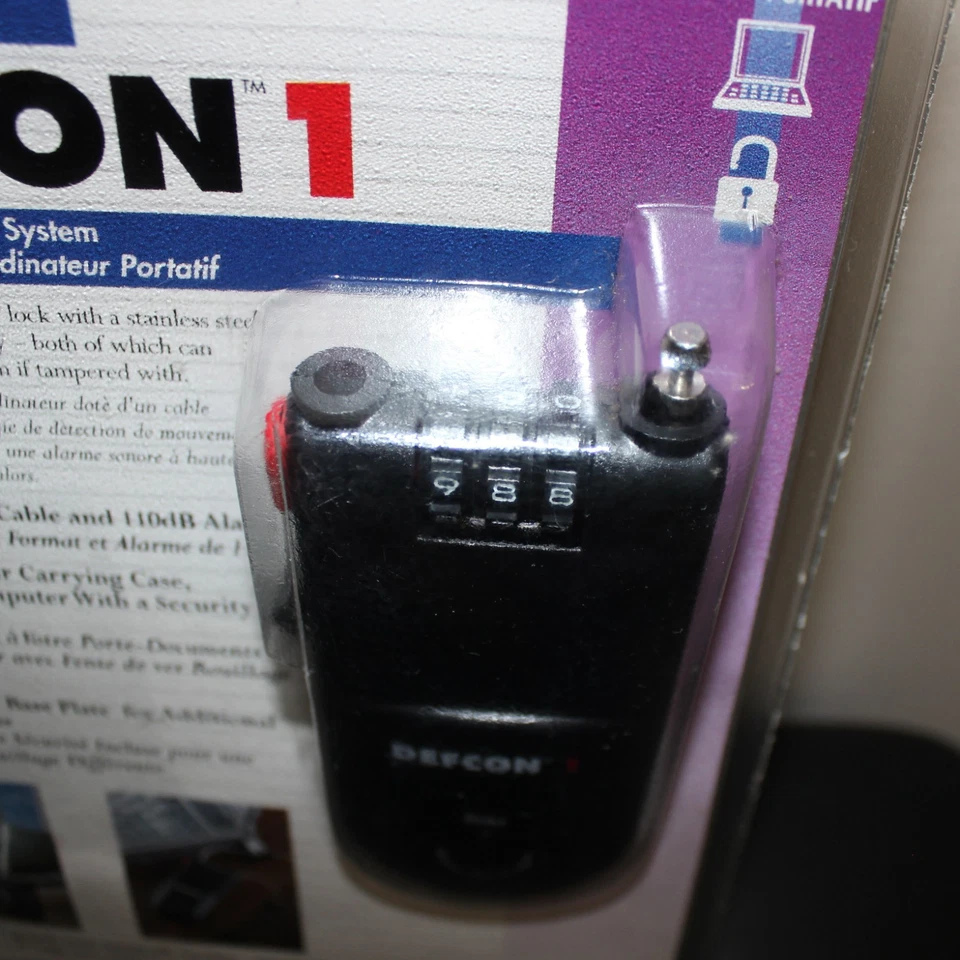 new Targus DEFCON 1 PA400C Notebook Computer Security System Laptop Cable Lock - Image 3 of 4