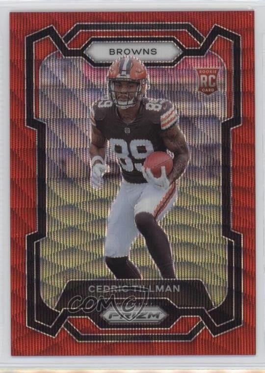 2023 Panini Prizm Rookies Red Wave 111/149 Cedric Tillman #321 Rookie RC cf5