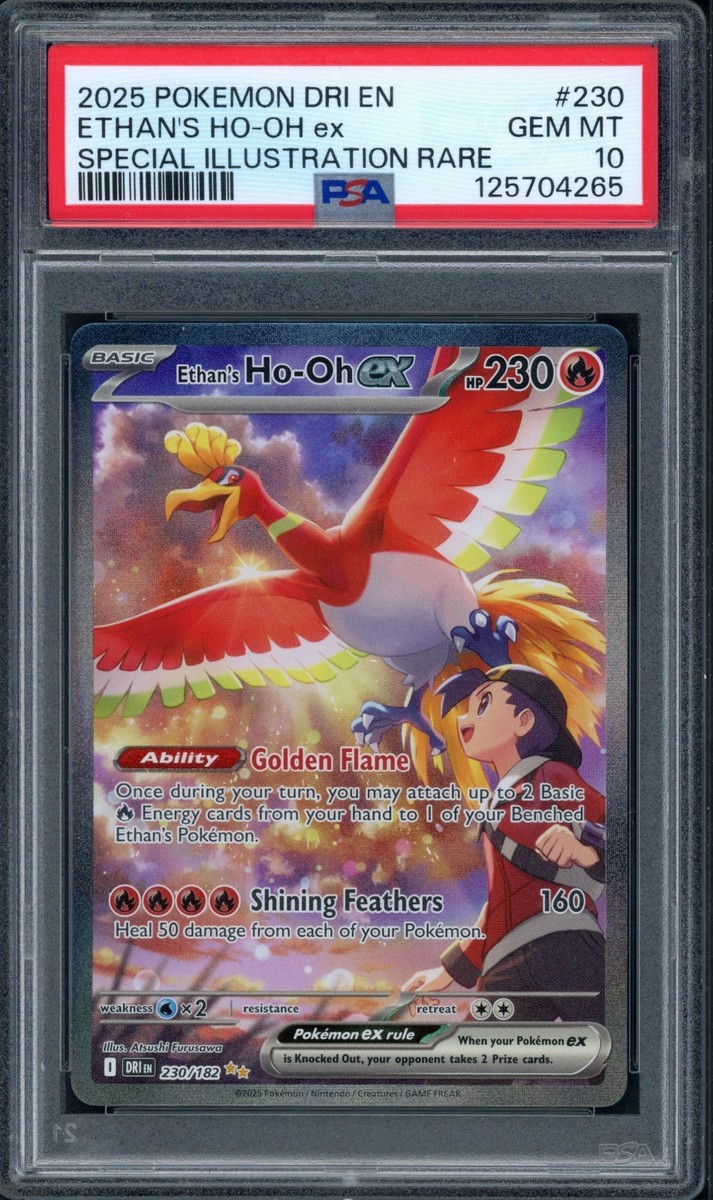 Pokemon PSA 10 Destined Rivals Special Illustration Rare Ethan's