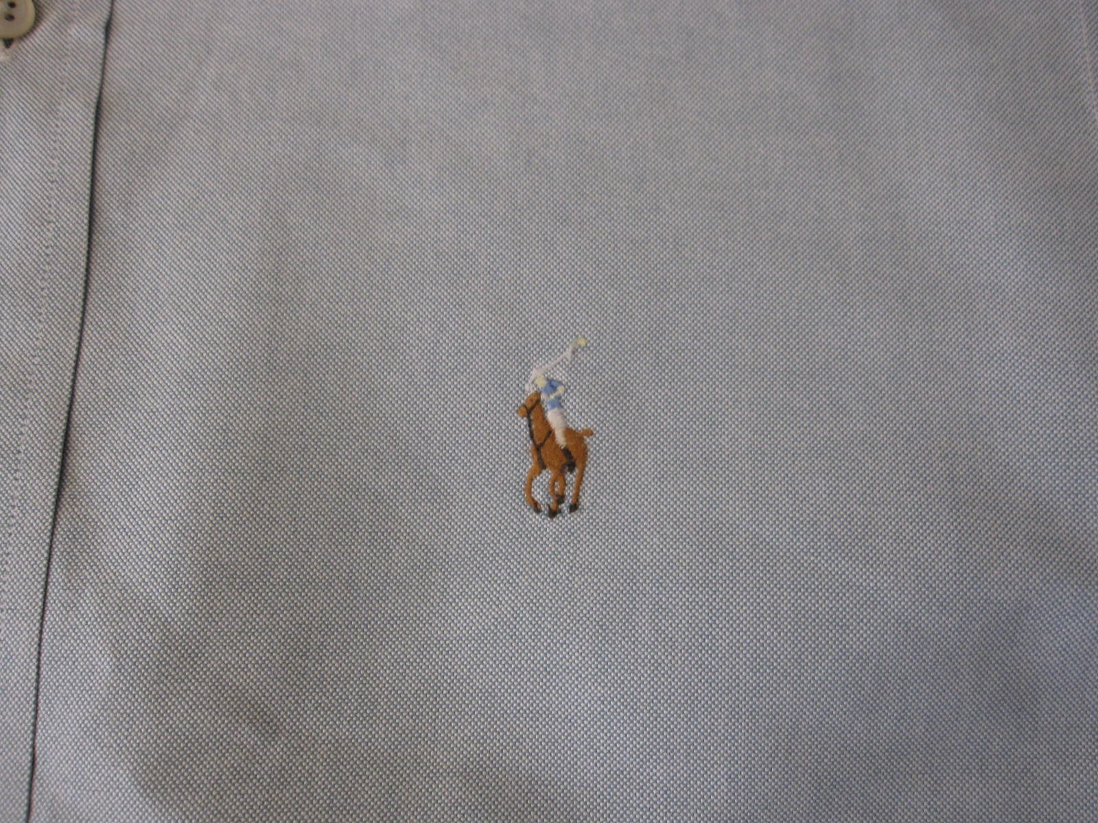 Ralph Lauren Shirt Men Flesh Pony Button Oxford Preppy Casual Sz 15.5-33 (M34) thumbnail 6