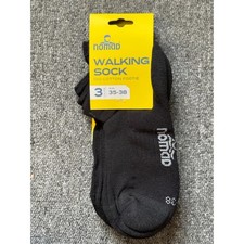 Nomad schwarze Wandersocken Gr. 3-5 3 Paar