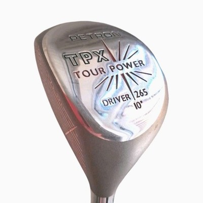 Linkshänder Driver 10° Loft Petron TPX Tour Power Stahlschaft Regular Flex 44''