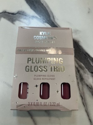 NEW ~ Kylie Cosmetics Plumping 3 PIECE Lip Gloss Trio Set, NIB