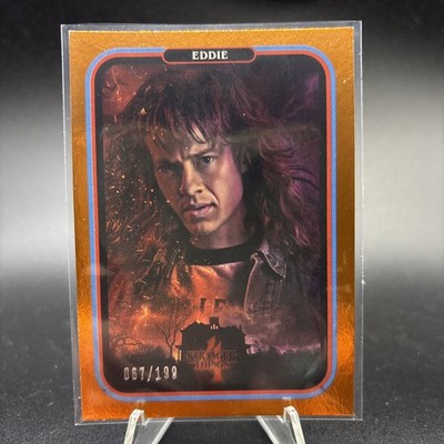2022 Stranger Things Character Cards Orange Metal /199 Eddie Munson #2 Butcher