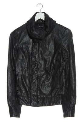 SISLEY Kunstlederjacke Damen Jacke Gr. DE 38 schwarz Casual-Look