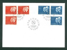 Sweden. FDC 1967. Nobel Prize 1967. Engraver: Arne  Wallhorn.