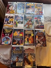 Walt Disney Lot Of 14 VHS Movie Collection Sealed Unopened