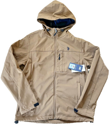 US POLO ASSN. Softshell Jacket/ Brown/ New With Tags/ Medium 