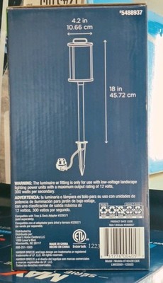 ビッグボーイ ライト　約15センチ Harbor Breeze 5488937 LED Path Light Textured Bronze Finish 200