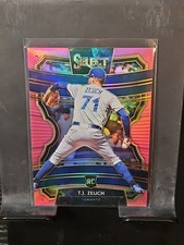2020 Panini Select - T.J. Zeuch #74 Pink Prizm /10 (RC)