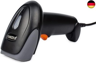 Yanzeo USB-Barcode-Scanner, CCD-Barcode-Scanner für Computer ? Plug-and-Play, 