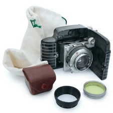 Kodak Bantam Special Supermatic Art Deco Film Folding Camera Ektar 45mm F2 Lens.