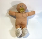 Cabbage Patch Kids 14" SS Doll 1982 w/ Pacifier & Booties Signed in Black *EUC*