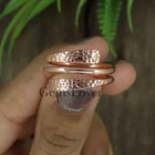 Copper Ring, Dainty Handmade Ring, Adjustable Copper Ring, Wrap Ring ,  All Size