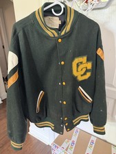 Vintage 1980's Central Cabbarus Hogh School Letter Jacket XL Concord NC