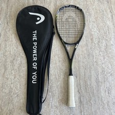Head Xenon Youtek 155 g Squash Racket & Carry Bag Racquet Black yellow White