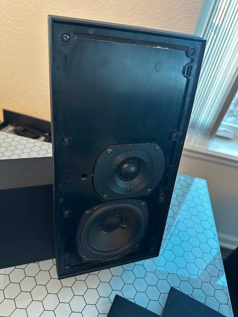 B&O Bang & Olufsen BeoLab 2500 Stereo Speakers Black with all