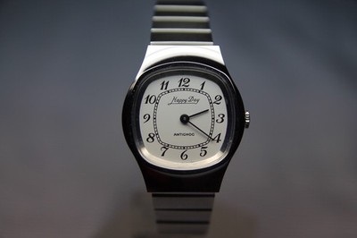 Uhr Watch HAPPY DAY Handaufzug Original Vintage