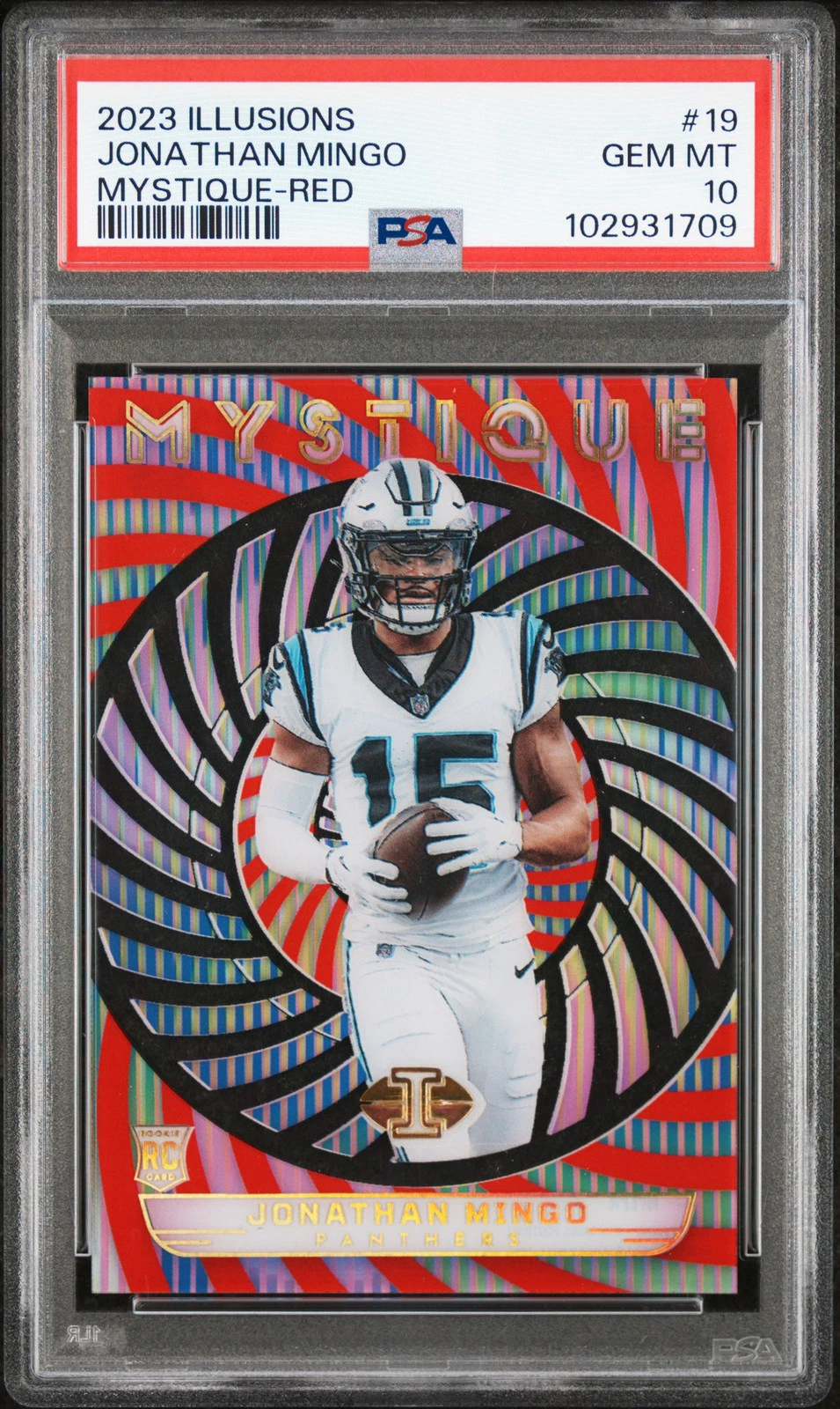 Jonathan Mingo Panini Illusions Mystique #19 Red