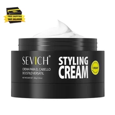 Men'S Hair Styling Cream - Matte Powerful Hair Gel, Containing Plant Essence, Pe