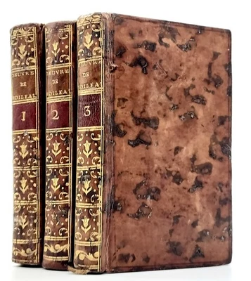 OEUVRES de M. BOILEAU DESPREAUX. 1768, 3 volumes - Photo 1/2
