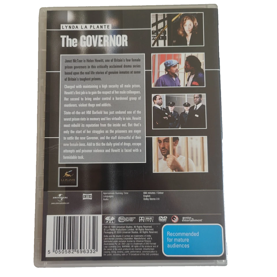 The Governor Season 1 And 2 DVD Box Set 1995 Lynda La Plante Janet Mcteer Prison - image 2 of 4