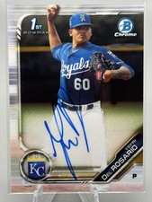 Yefri Del Rosario✨ 2019 Bowman Chrome 1st Prospect✨  Auto✨ #CPA-YDR ✨Royals