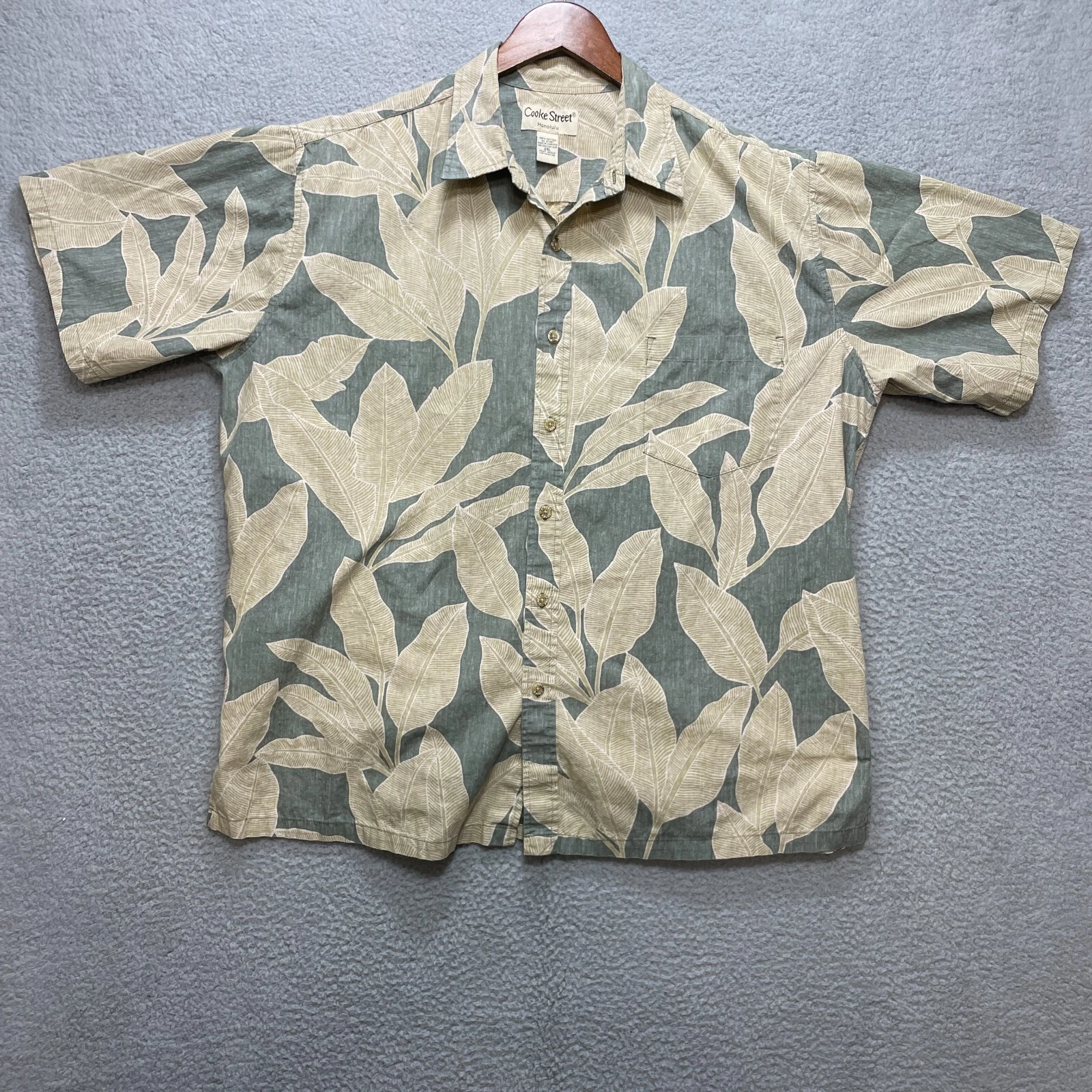 Cooke Street Mens Hawaiian Shirt 2XL Green Floral Short Sleeve Aloha Honolulu
Opens in a new window
