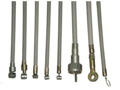 VESPA PX LML STAR STELLA COMPLETE CABLE KIT FRICTION FREE INCL. SPEEDO CABLE