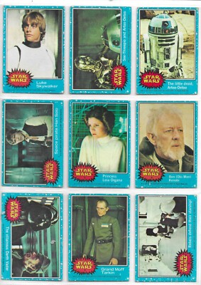 Topps Chewing Gum UK 1977 ''STAR WARS (Blue Border)'' 1 TO 66 - PICK YOUR CARD
