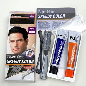 Bigen Men S Speedy Hair Colour Natural Black 101 Dye Brush No