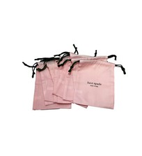Kate Spade Small Drawstring Jewelry Bag Lot of 10 Pink Dust Pouches 6 x 4.5" NEW