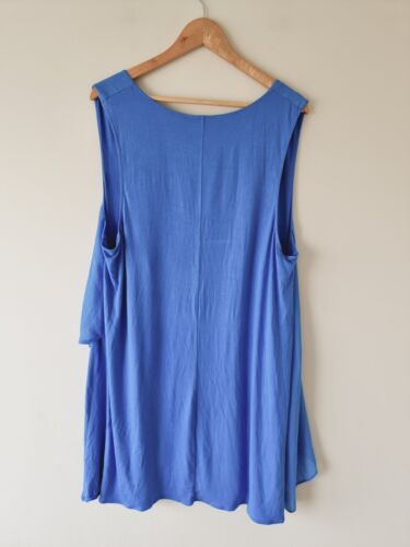 INTIMO Blue Sleeveless Flow & Go Tunic Top SIZE 22 modal - Picture 3 of 3
