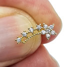 Laimons Orecchini A Pressione Donna Stella Cometa In Argento Sterling 925 Con Zirconi - Confezione Regalo - 3