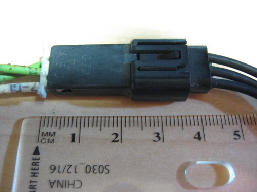 Automotive Latching Connector Set 3-pin Male / Female with 18AWG Wiring #M275DK - Bild 4 von 6