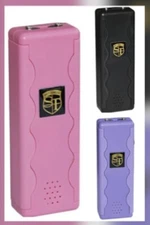 3 N 1 (Alarm, Stun Gun, Flashlight) WOMEN Self Defense 4" STUN GUN Rechargeable