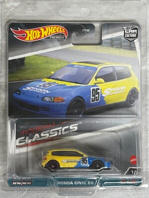 2台セット　ホットウィール　モダンクラシックス　HONDA CIVIC EG 2023 Hot Wheels Modern Classics Honda Civic EG , Free