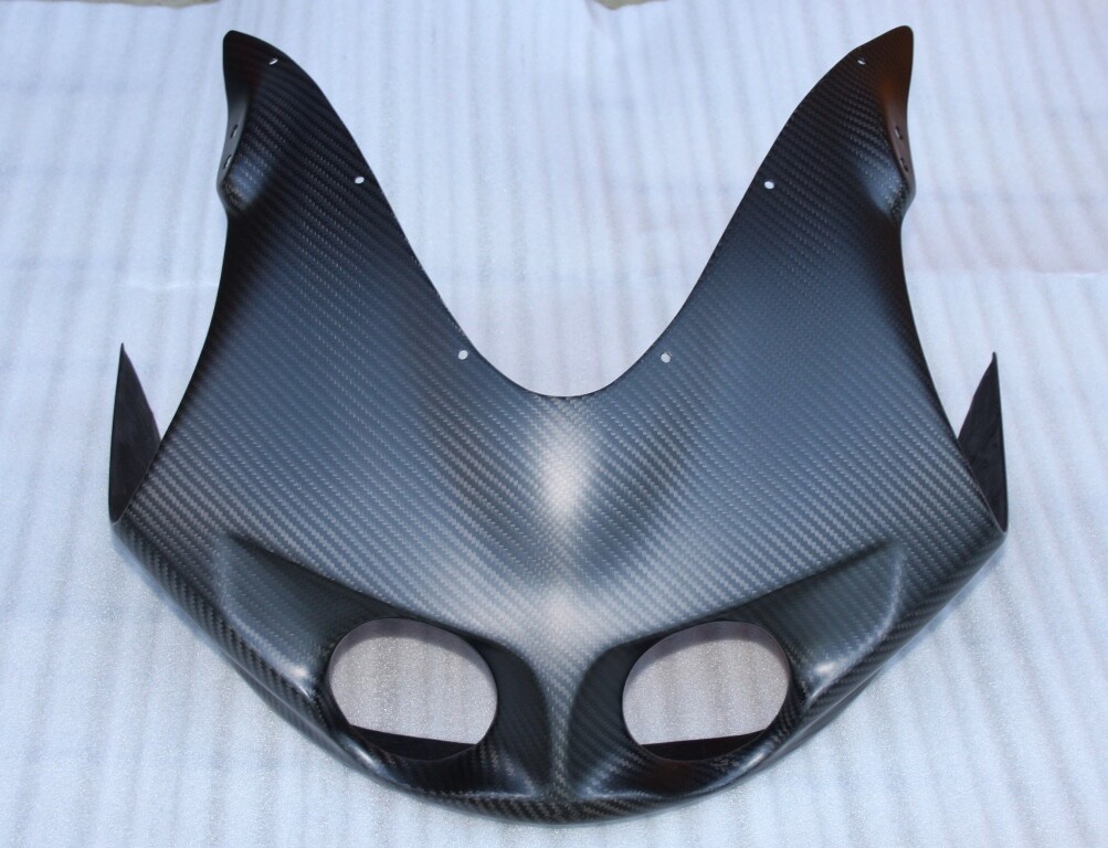 Tête de fourche Buell XB9R XB12R en carbone mat haute performance