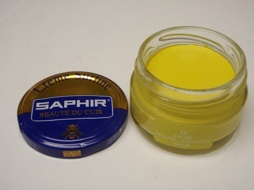 Renovador de cuero amarillo/esmalte de zapatos Woly Tarrago zafiro correo gratuito del Reino Unido - Imagen 2 de 13