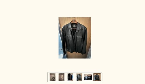 Iceberg Lederjacke schwarz / wie NEU, gebraucht (Feinstes Leder generalüberholt) - Bild 3 von 6