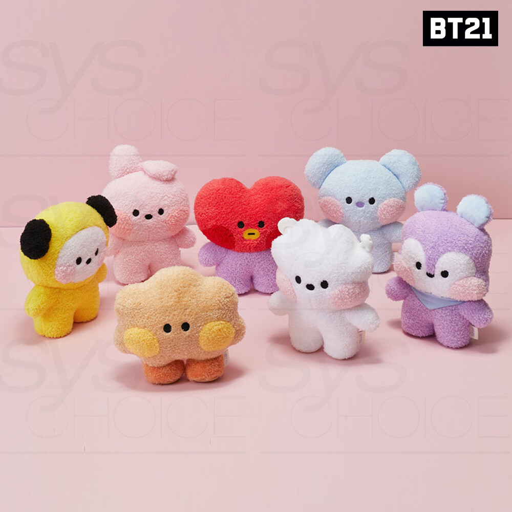 BTS BT21 Official Authentic Goods BIG & TINY Standing Doll +